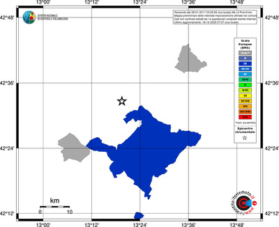Mappa EMS - territori comuni
