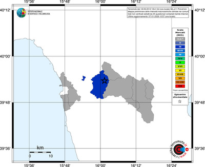 Mappa MCS - territori comuni