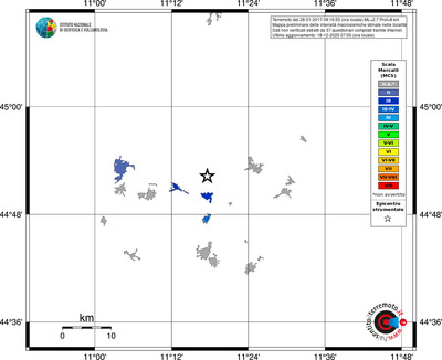 Mappa MCS - territori località