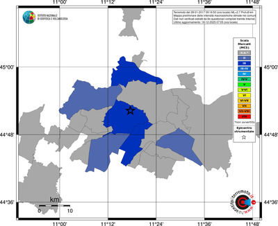 Mappa MCS - territori comuni