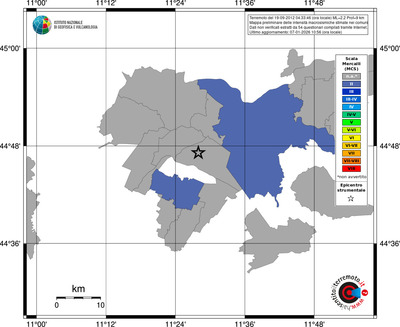 Mappa MCS - territori comuni