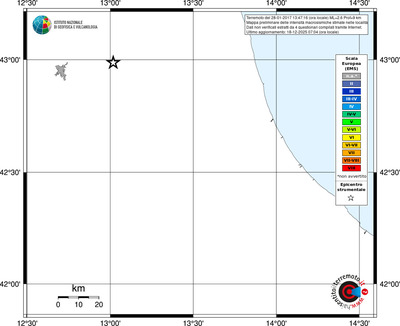 Mappa EMS - territori località