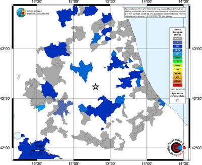 Mappa EMS - territori comuni