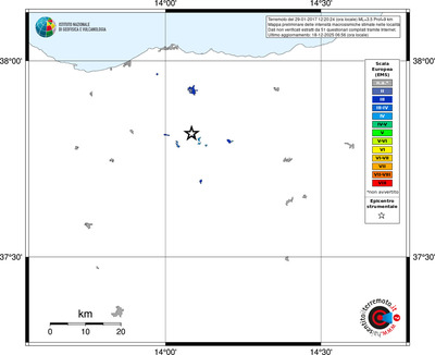 Mappa EMS - territori località