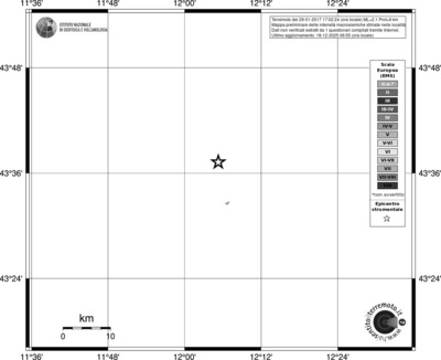 Mappa EMS - territori località