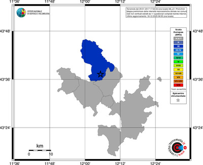 Mappa EMS - territori comuni