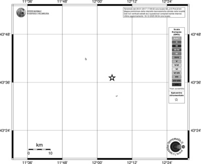 Mappa EMS - territori località