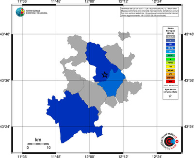 Mappa EMS - territori comuni