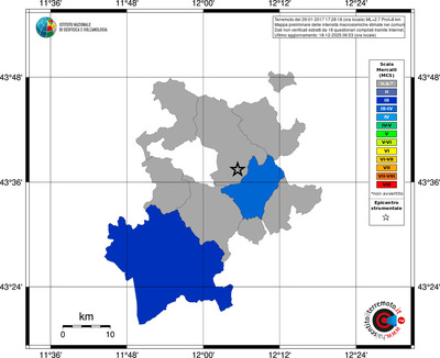 Mappa MCS - territori comuni
