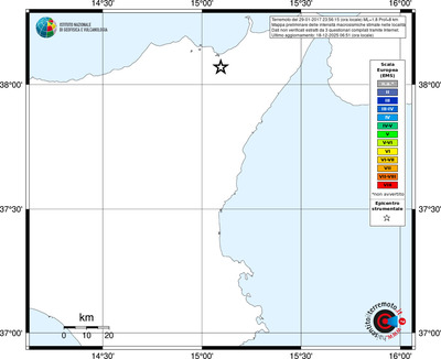Mappa EMS - territori località