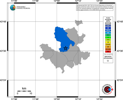 Mappa EMS - territori comuni