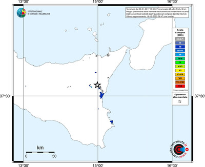 Mappa EMS - territori località