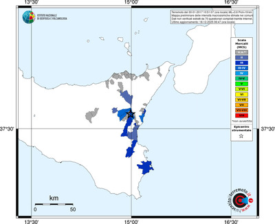 Mappa MCS - territori comuni