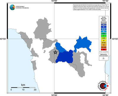 Mappa MCS - territori comuni