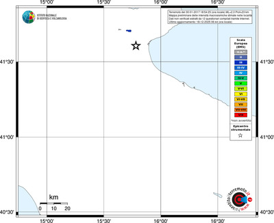 Mappa EMS - territori località