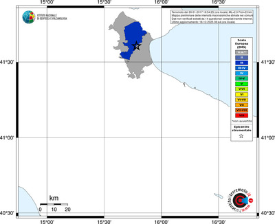 Mappa EMS - territori comuni