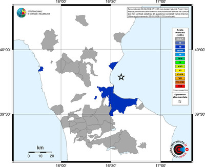 Mappa MCS - territori comuni