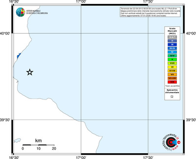 Mappa MCS - territori località