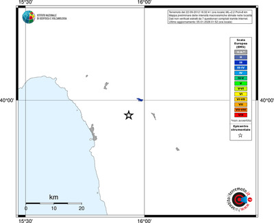 Mappa EMS - territori località