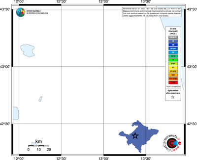 Mappa MCS - territori comuni