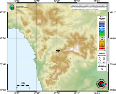 Mappa EMS - località