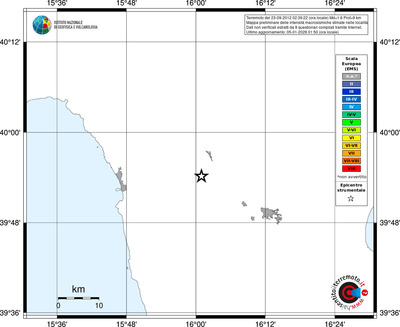 Mappa EMS - territori località