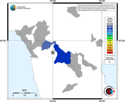 Mappa MCS - territori comuni