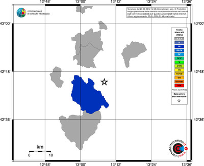 Mappa MCS - territori comuni