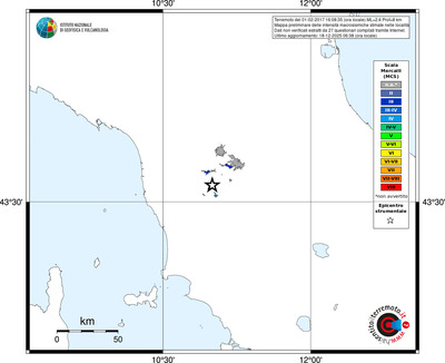Mappa MCS - territori località