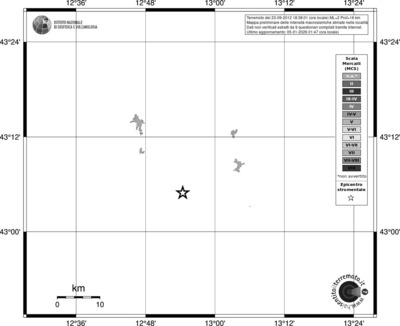 Mappa MCS - territori località