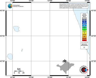 Mappa MCS - territori comuni