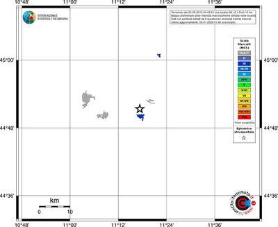 Mappa MCS - territori località