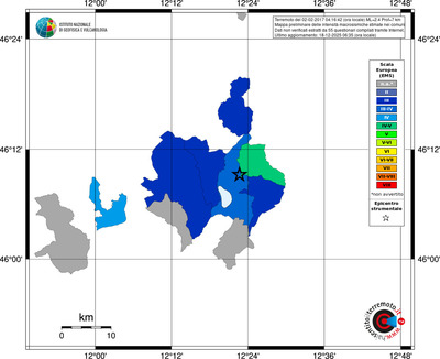 Mappa EMS - territori comuni