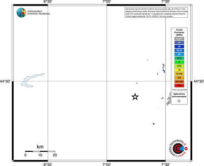 Mappa EMS - territori località