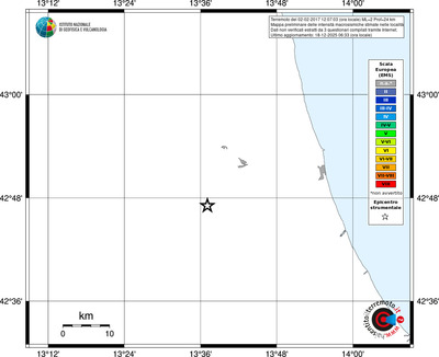 Mappa EMS - territori località