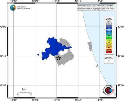 Mappa EMS - territori comuni