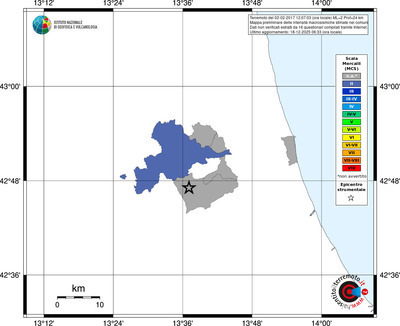 Mappa MCS - territori comuni