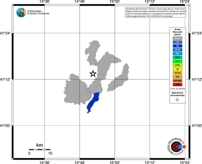 Mappa MCS - territori comuni