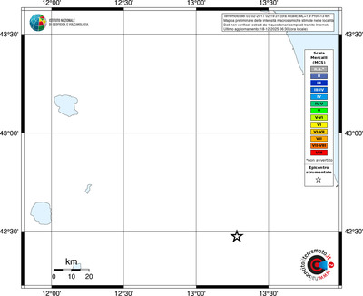 Mappa MCS - territori località