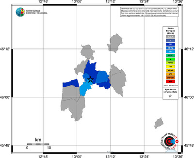 Mappa EMS - territori comuni