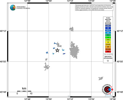 Mappa MCS - territori località