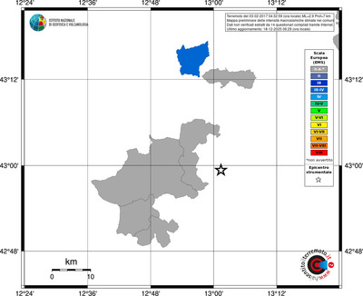 Mappa EMS - territori comuni