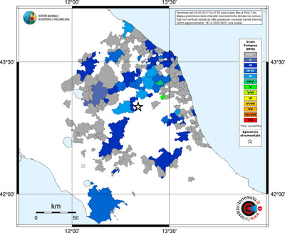 Mappa EMS - territori comuni