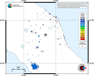 Mappa MCS - territori località