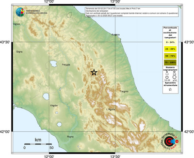 Mappa comuni con almeno 3 questionari