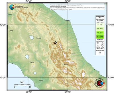 Mappa comuni con almeno 3 questionari