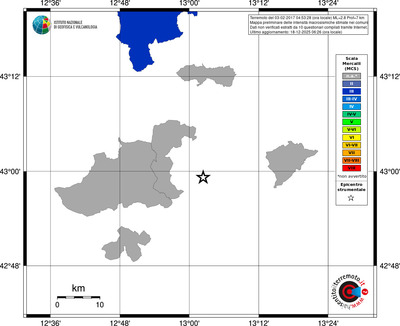 Mappa MCS - territori comuni