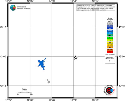 Mappa EMS - territori località