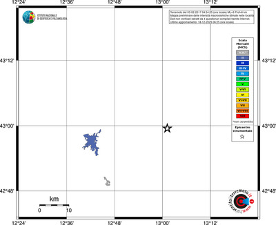 Mappa MCS - territori località