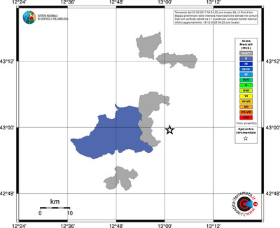 Mappa MCS - territori comuni